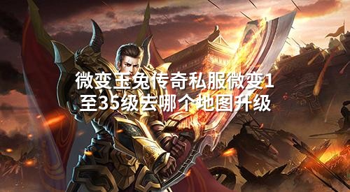微变玉兔传奇私服微变1至35级去哪个地图升级