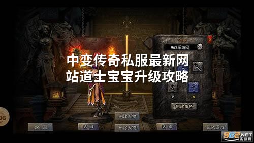 中变传奇私服最新网站道士宝宝升级攻略