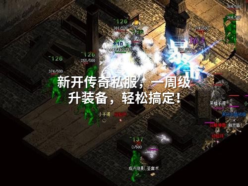 新开传奇私服，一周级升装备，轻松搞定！