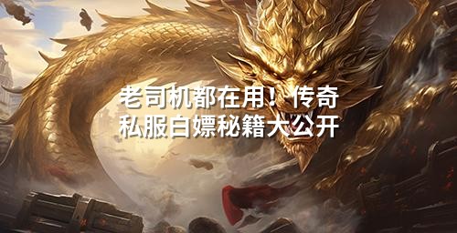 老司机都在用！传奇私服白嫖秘籍大公开
