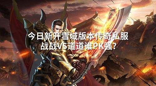 今日新开雪域版本传奇私服战战VS道道谁PK强？