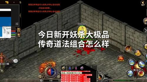 今日新开妖杀大极品传奇道法组合怎么样