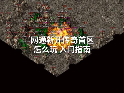 网通新开传奇首区怎么玩 入门指南