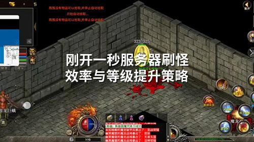 刚开一秒服务器刷怪效率与等级提升策略