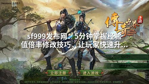 sf999发布网：5分钟掌握经验值倍率修改技巧，让玩家快速升级不卡关