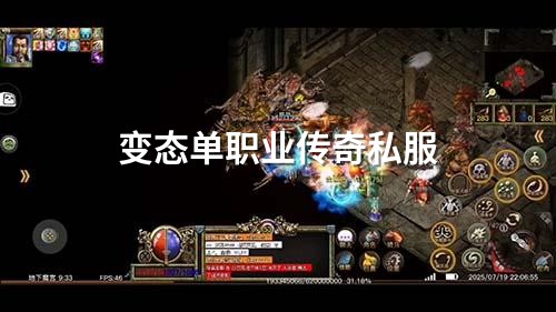 变态单职业传奇私服
