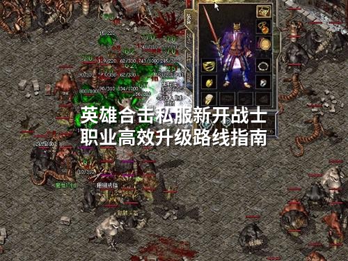 英雄合击私服新开战士职业高效升级路线指南