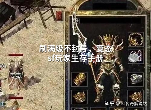 刷满级不封号，变态sf玩家生存手册